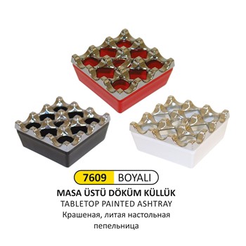 Küllük Masa Üstü Döküm Boyalı