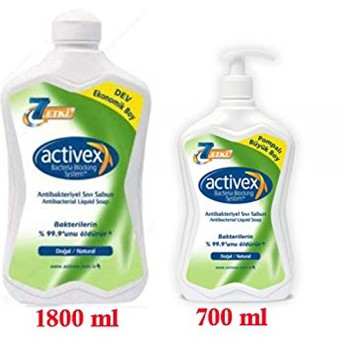 Sıvı El Sabunu Activex 700 ml ve 1800 ml