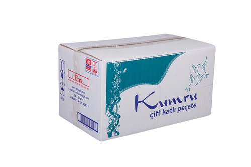 Kumru 25x25 100 Adet Çift Katlı Peçete