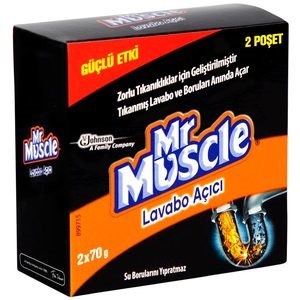 Lavabo Açıcı Mr.Muscle 70 gr Toz Poşet 