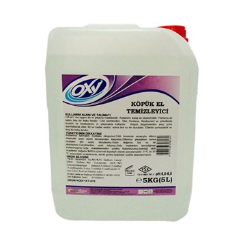 Sıvı El Sabunu Köpük El Sabunu Oxy 5 kg